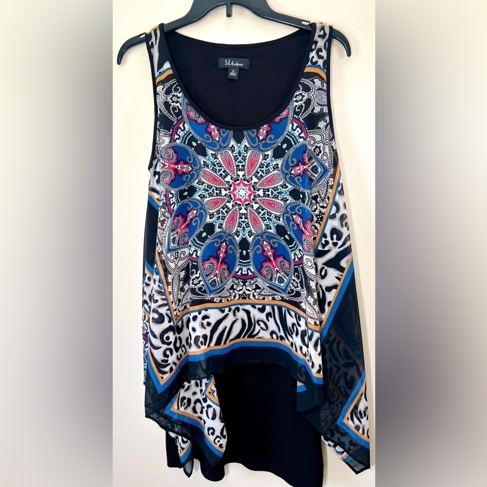 NWOT, Paisley Animal Print Dress